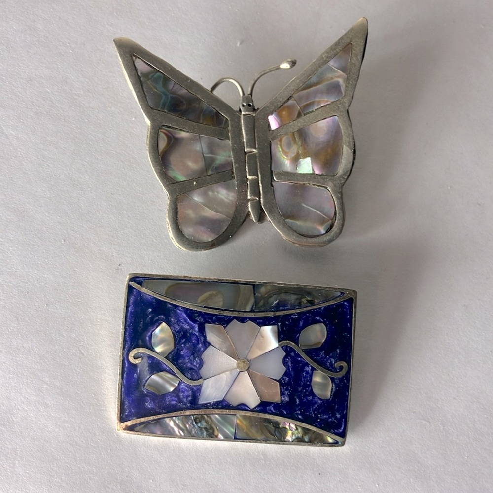 🇲🇽Alcapoco Mexico vintage broaches🥰🥰